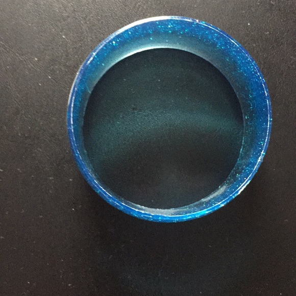 Blue glittery bracelet - Picture 2 of 5
